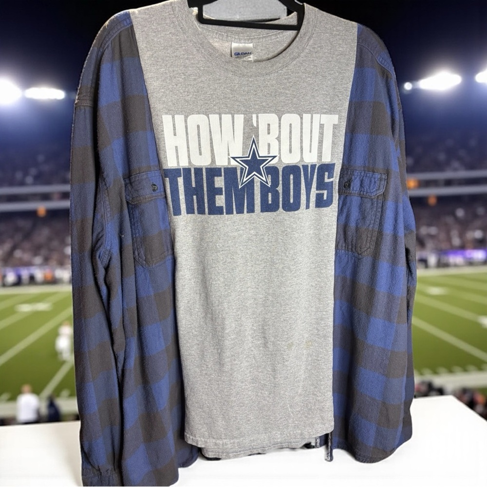 UPCYCLE Dallas Cowboys Flannel